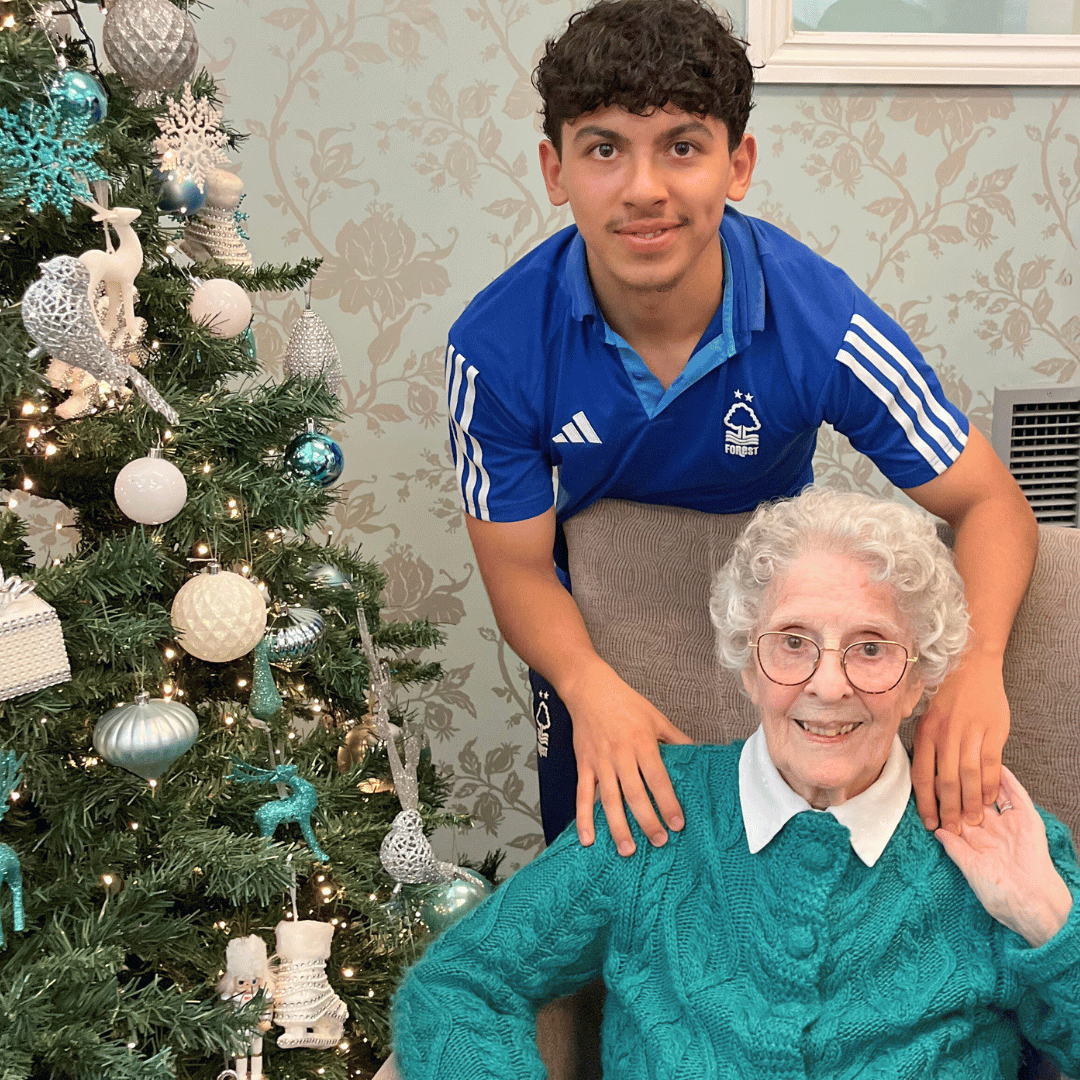 Nottingham Forest Academy Care home visit